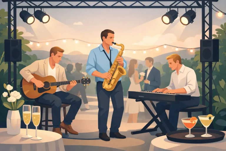 Music for Wedding Drinks Reception That Feels Right