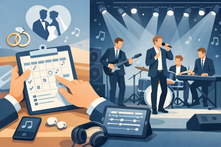 How to Schedule Wedding Music Without Missing a Beat